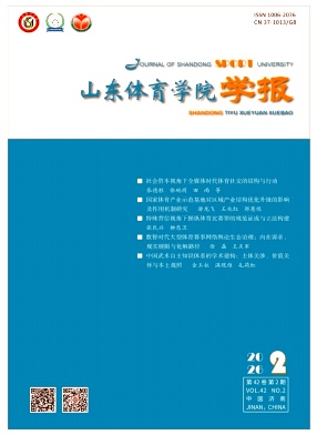 山东体育学院学报封面